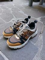 Bugatti Damen Sneaker mehrfarbig gelb beige Bayern - Landshut Vorschau