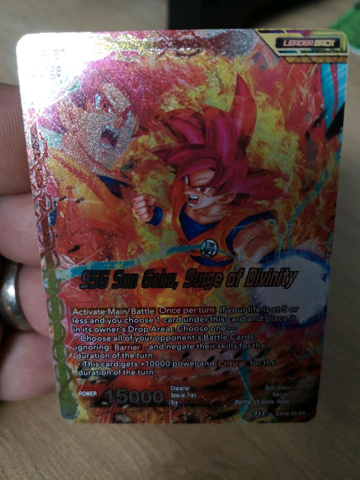 Dragonball Super Karten Sammlung SPR's SR, EX, BT, Son Goku, EN in Triftern