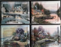 4Wandteller „Thomas Kinkade`s Seasons of Reflection“ Nordrhein-Westfalen - Krefeld Vorschau