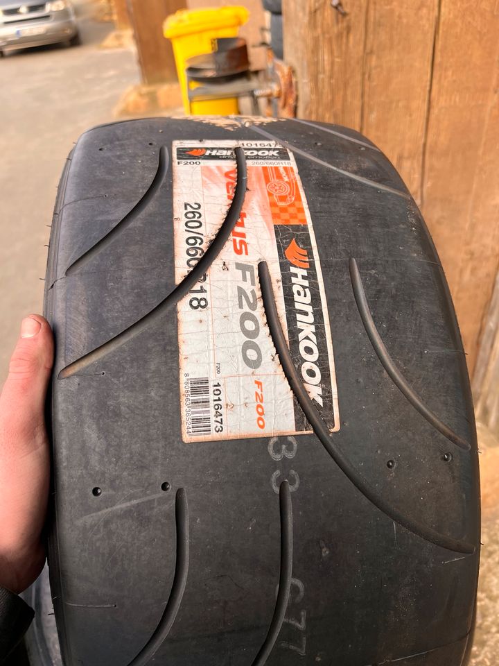 Hankook Ventus F200 260 660 18 Slicks in Barweiler