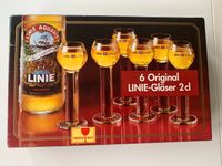 6 Original Linie-Gläser 2 cl als Geschenkset Wandsbek - Hamburg Bergstedt Vorschau