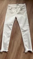 *** ZARA *** Damenjeans hellbeige Gr.40 Saarland - Beckingen Vorschau