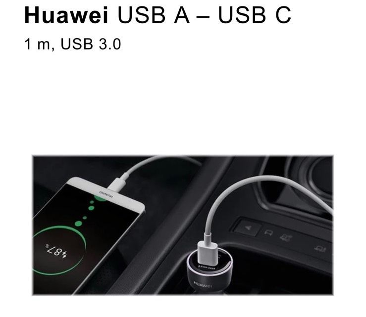 Ladekabel USB C Huawei  – 1 m, USB 3.0 Neu in Bottrop
