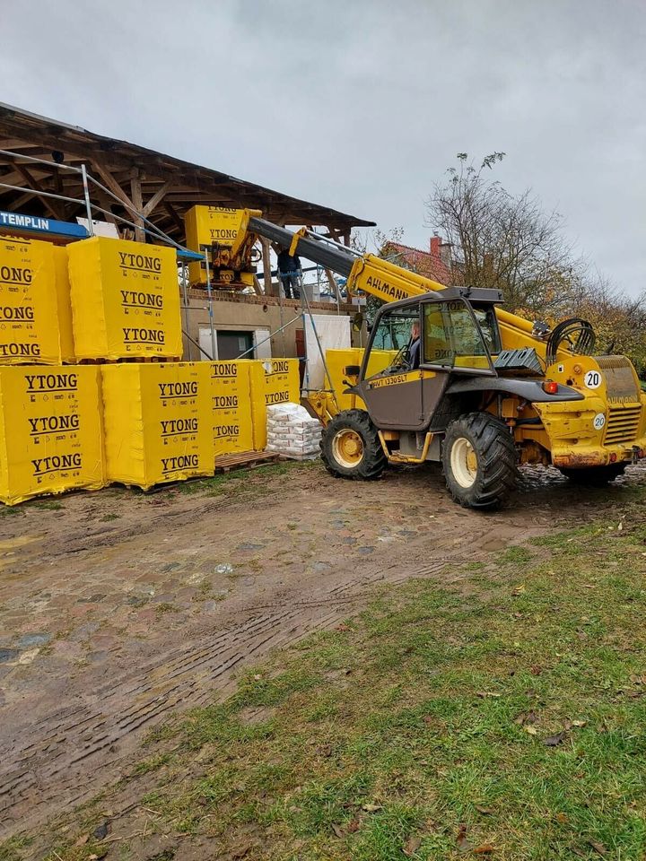 Bagger.- Erdarbeiten in Gerswalde