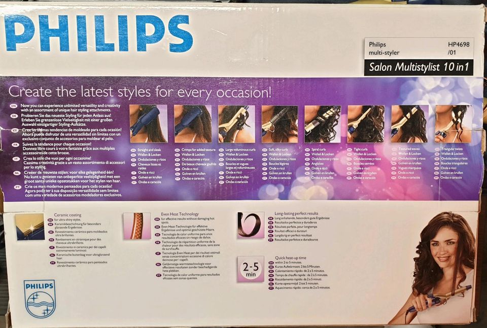 ⭐ Philips Salon Multistylist 10 in 1 / Lockenstab / Glätteisen ⭐ in Hosenfeld