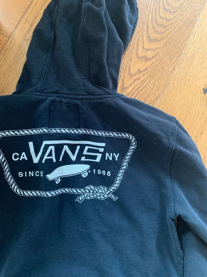 Hoodie Vans schwarz M Backprint in Berngau