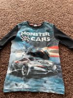 Monster Cars Langarmshirt Größe 128 Nordrhein-Westfalen - Schloß Holte-Stukenbrock Vorschau