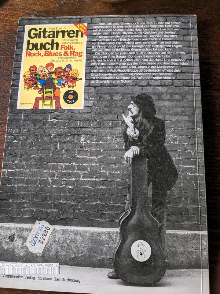 Buch Peter Bursch's Gitarrenbuch 2 Folk Rock Blues Tag Noten in Hückelhoven