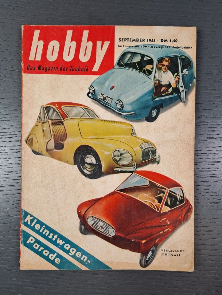 Hobby  Das Magazin der Technik  Ausgabe September 1954 in Alfeld (Leine)