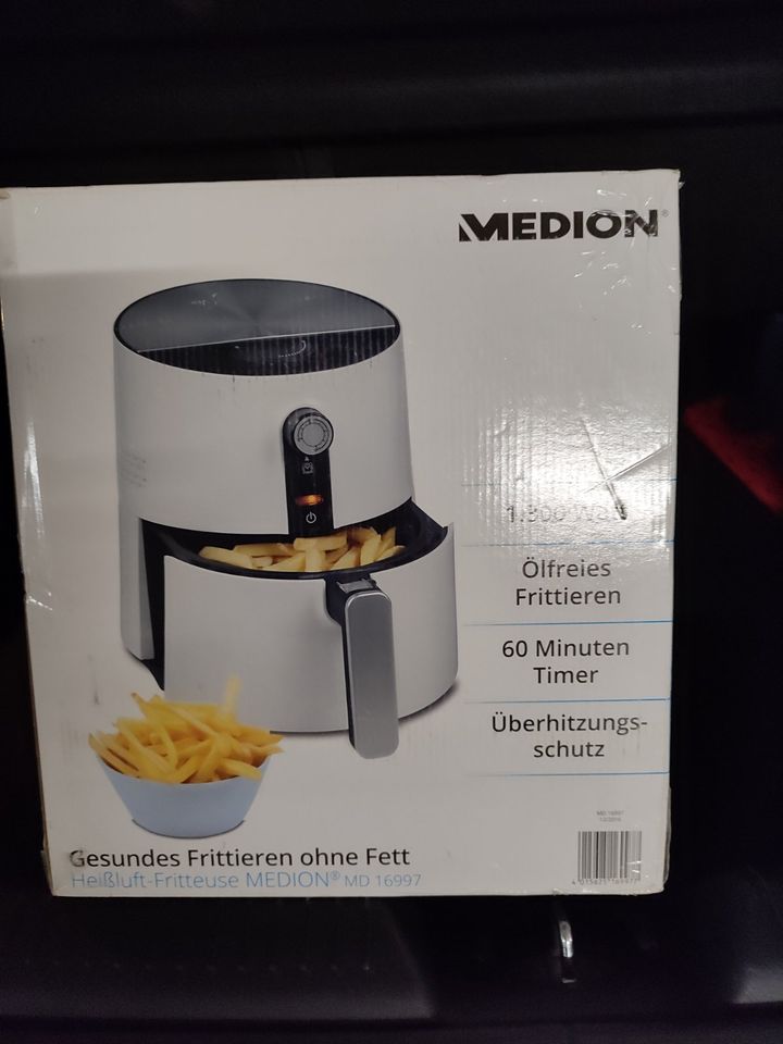 Heißluft Fritteuse Medion 1.300 W gebraucht, TOP Zustand in Hannover