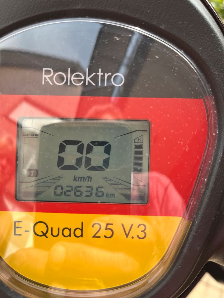 Seniorenmobil E-Quad Rolektro V.3  25 KM/h in Recke