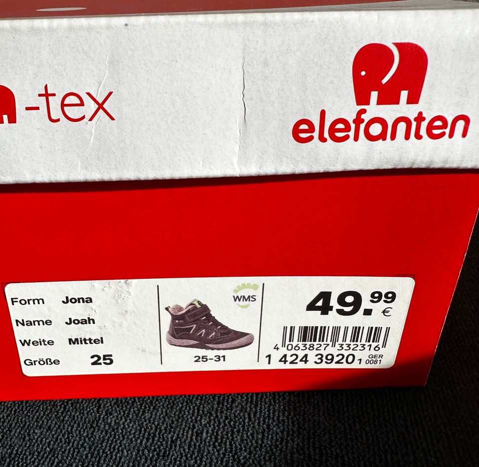 Elefanten Schuhe Größe 25 NEU in Wegeleben