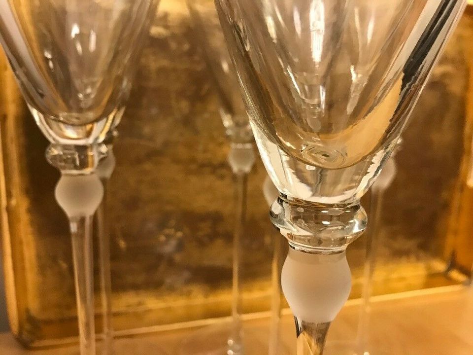 6 x Sektflöte Sektglas Champagner Flöte Glas mit Langem Stiel in Hessen -  Rüsselsheim | eBay Kleinanzeigen ist jetzt Kleinanzeigen