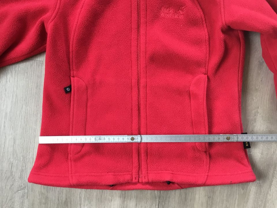 Fleecejacke S Jack Wolfskin Nanuk rot in Schneverdingen