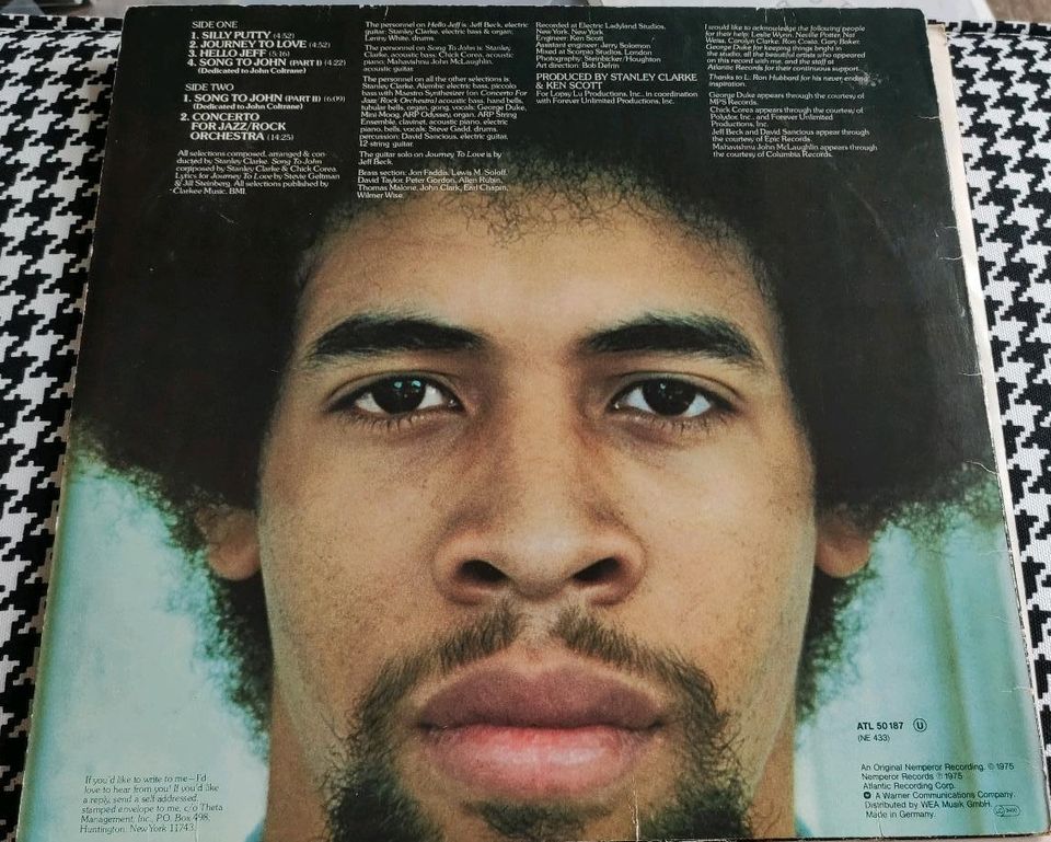 STANLEY CLARKE " Journey to Love" LP 1975 Jazz Funk in Leverkusen