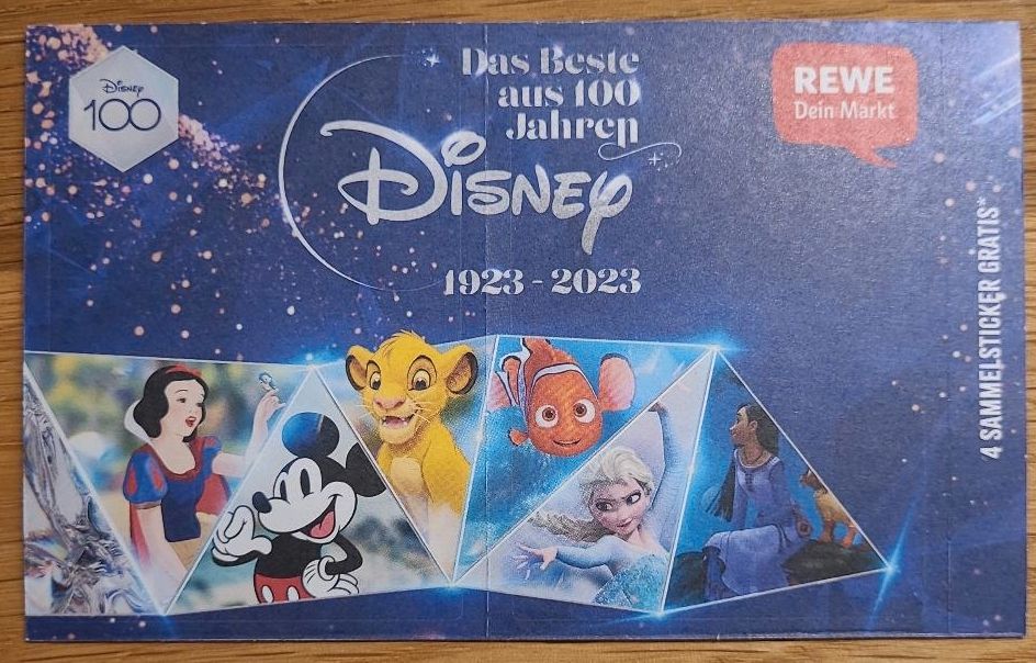 REWE Disney 100 Sammelbilder in Holzwickede