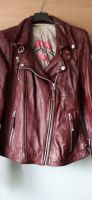 Lederjacke Bikerjacke von Freaky Nation Gr. M weinrot Bayern - Pfreimd Vorschau