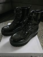 Boots Stiefelette Schwarz Lack Gr.37 Catwalk Deichmann Niedersachsen - Bomlitz Vorschau