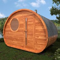 Fasssauna / Gartensauna / Banja / Oval 3,2m Sauna mit inkl/ Holzofen Nordrhein-Westfalen - Castrop-Rauxel Vorschau