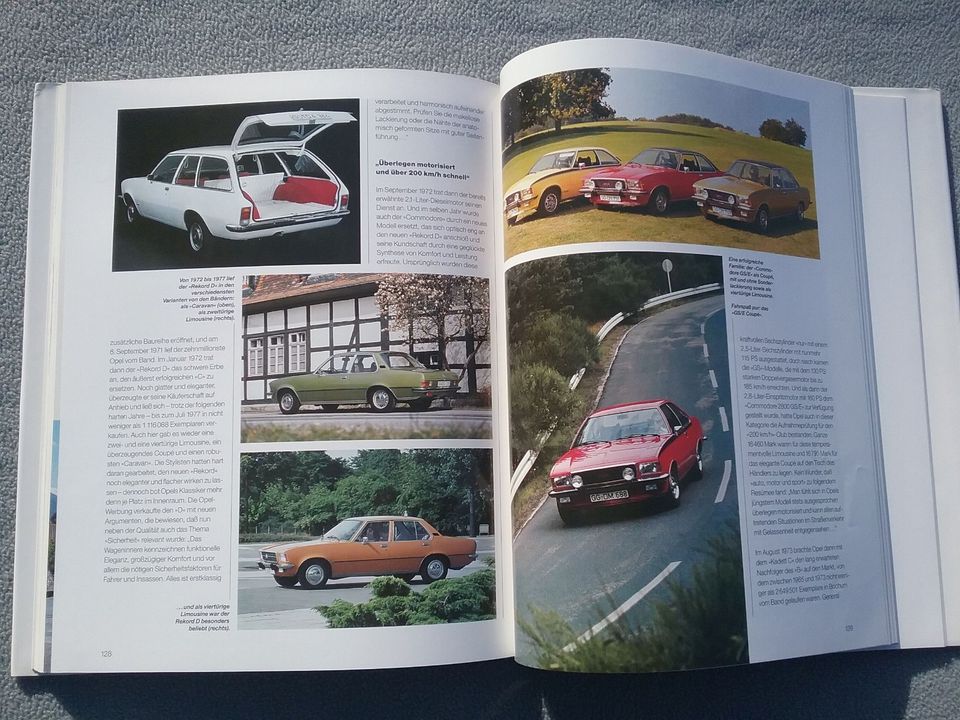 Älteres Opel-Buch mit Manta, Kadett, Calibra, Rekord, Evo 500... in Prichsenstadt