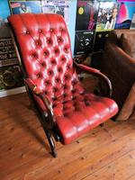Chesterfield Sessel Leder, Armlehnsessel, Armlehne, Antik, Rot. Nordrhein-Westfalen - Bad Driburg Vorschau