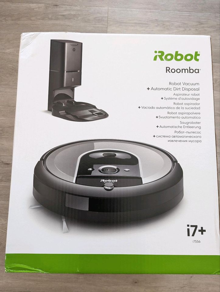 Robot Roomba® i7+ Saugroboter, WLAN, automat. Entleeren, OVP in Langenenslingen