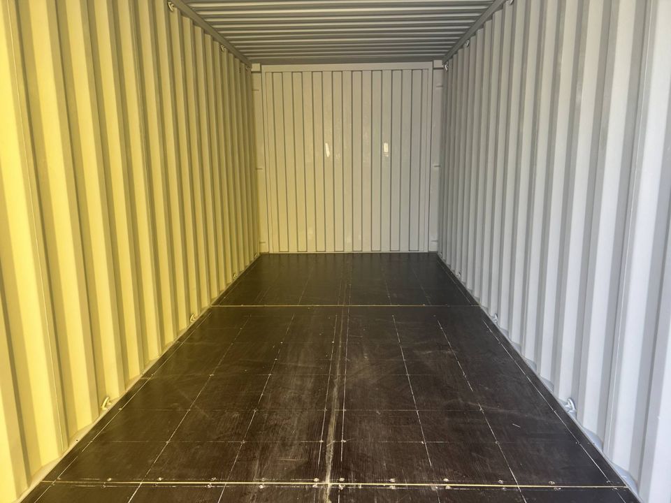 ✅ 20 Fuß ONE WAY, NEU Lagercontainer/ Seecontainer/ Materialcontainer RAL 5010 in Hamburg