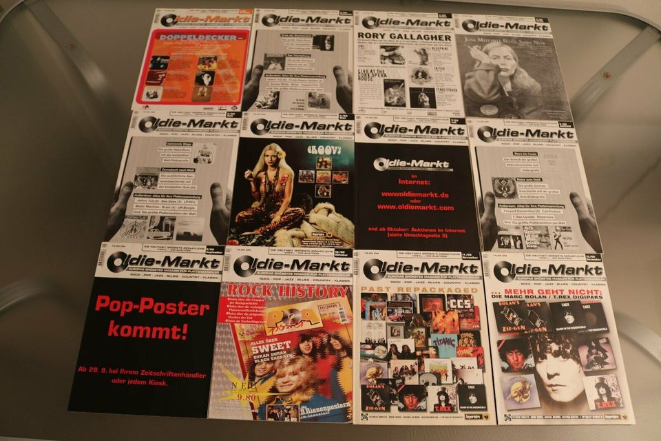 12 Hefte Oldie Markt 2000 PLATTENSAMMLER MAGAZIN Schallplatten in Gröbenzell