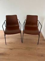 2 moderne Stühle wie neu Leder Optik Hessen - Wiesbaden Vorschau