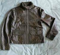 Lederjacke Bomberjacke 90's XXL Military Mango Nordrhein-Westfalen - Kleve Vorschau