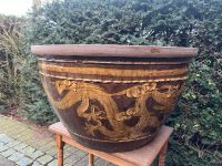 Antike Keramik Kübel Blumentopf China Drache Groß 65 cm Niedersachsen - Bad Rothenfelde Vorschau