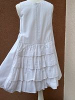 Kleid JAKO-O 104 weiß Hochzeit Blumenkind Taufe Leinen Rheinland-Pfalz - Trier Vorschau