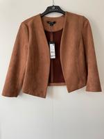 Short Blazer / Bolero - Braun/Neu/Wildleder-Optik Nordrhein-Westfalen - Niederkassel Vorschau