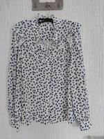 Damen-Bluse, weiß-blau, „C&A“, Gr. 38 Sachsen - Plauen Vorschau