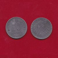 Ersatzmünzen 1. Weltkrieg 10 Pfennig 1922 E  Eisen  Jäger-Nr. 298 Nordrhein-Westfalen - Lünen Vorschau