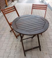 Gartentisch mit 2 Stühle aus Holz Bayern - Meitingen Vorschau