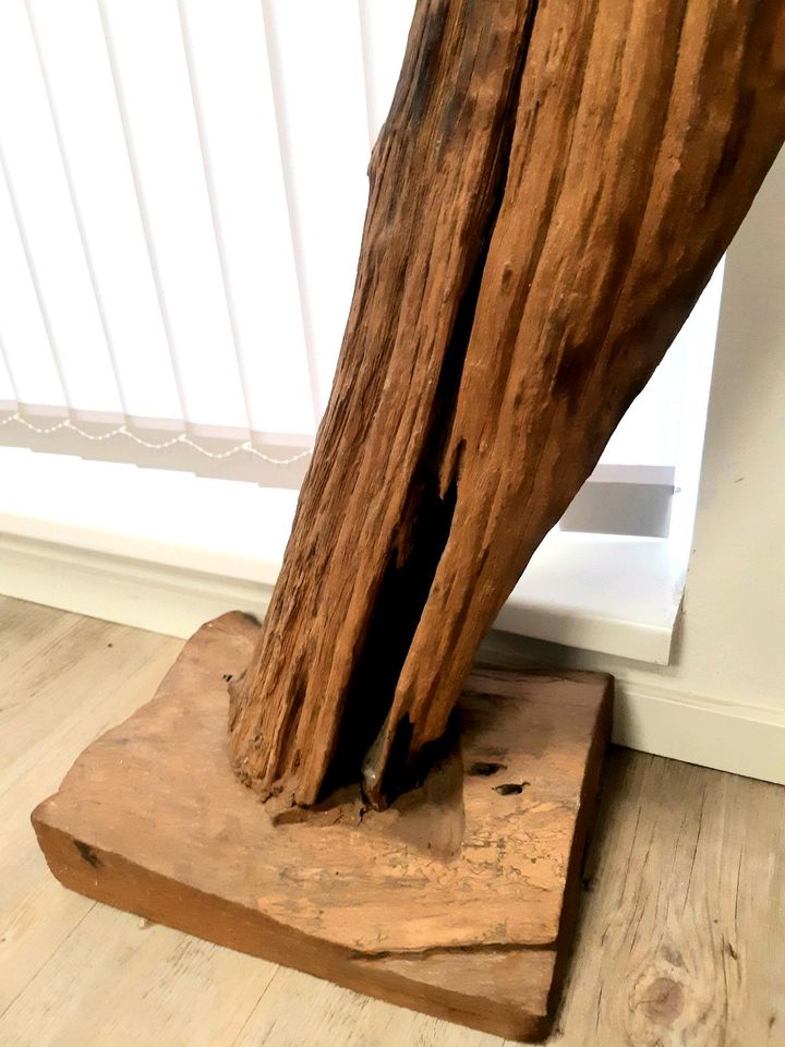 Große Skulptur Holz Loft Industrial in Berlin