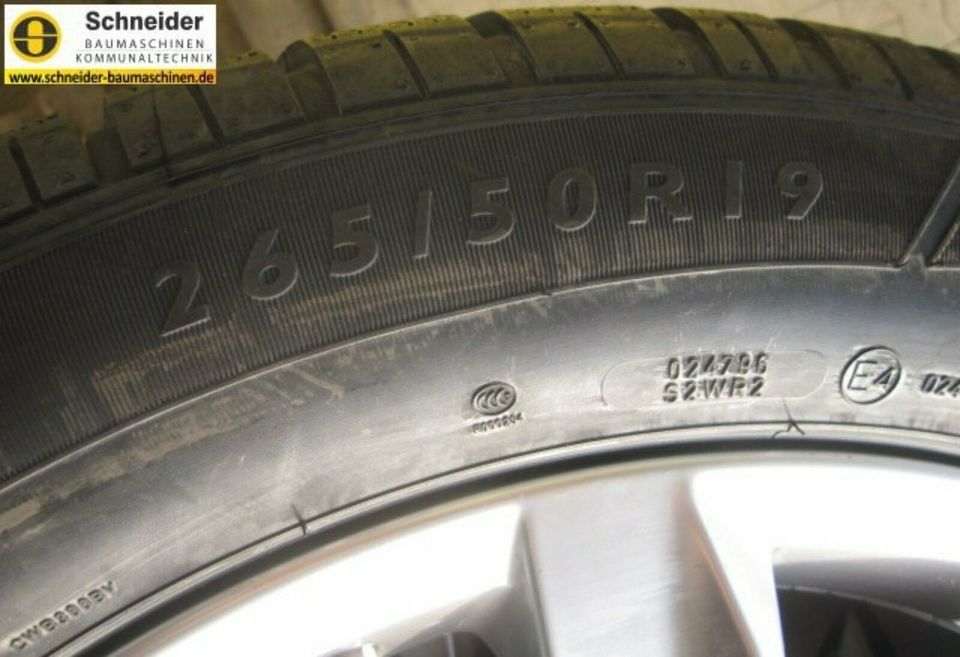 Winterreifen 265/50R19 Reifen Satz Dunlop VW Touareg inkl. Felgen in Bad Breisig 