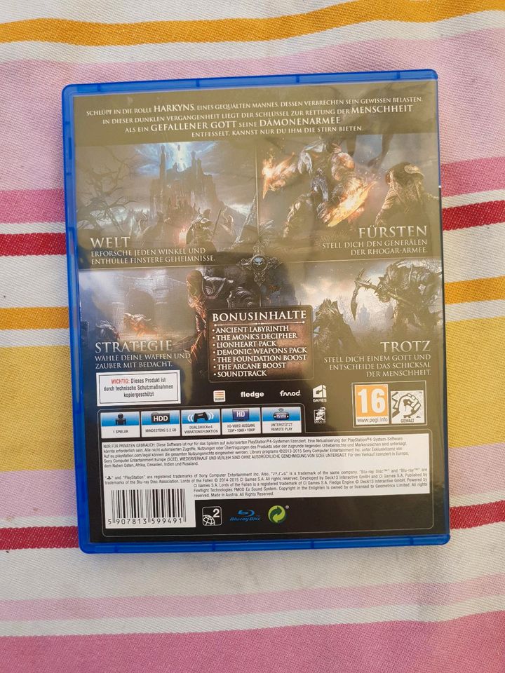 Lords of the Fallen PS4 in Eching (Kr Freising)