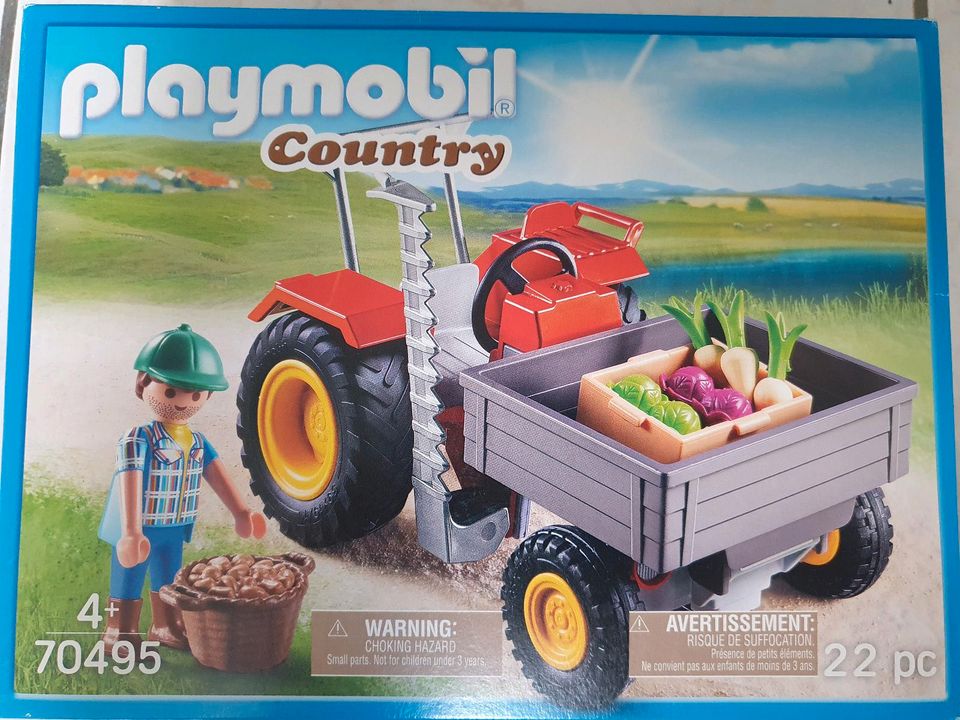 Playmobil 70495 Gemüsebauer mit Erntetraktor / Country NEU in Dirmstein