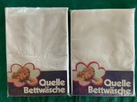 NEU 2x Quelle Retro Bettwäsche Kopfkissen weiß mit Stickerei OVP Hessen - Biebertal Vorschau