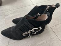 Cowboy Boots/Stiefeletten Schnallen schwarz Zara in 38 Nordrhein-Westfalen - Bornheim Vorschau