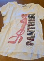 Pink Panther T- Shirt mit Pailetten 134 Brandenburg - Eichwalde Vorschau