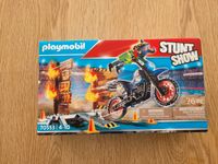 PLAYMOBIL Stuntshow 70553 Motorrad mit Feuerwand NEU OVP Bayern - Leidersbach Vorschau