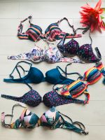 7x Bikini Oberteil Oberteile Hippie Blumen Sommer 40 80B 80 Hessen - Pohlheim Vorschau