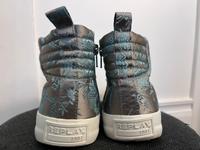 Sneaker REPLAY high 39 Satin grau türkis fast neu Hessen - Darmstadt Vorschau