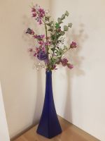 Deko Landhaus Kunstblume in Vase blau lila pink  Höhe Glasvase Bayern - Bayreuth Vorschau