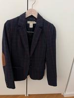 Blazerjacke, Jacket kariert mit Ellbogenpolstern aus Wildleder Nordrhein-Westfalen - Marienheide Vorschau