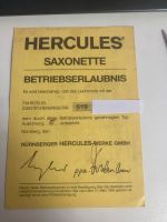 Hercules Saxonette Papiere Betriebserlaubnis 20 KM/H Ausführung E Berlin - Mitte Vorschau