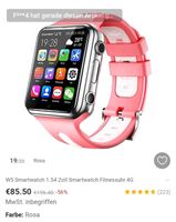 Aladeng smartwatch watch für Kinder pink Android Nürnberg (Mittelfr) - Schweinau Vorschau